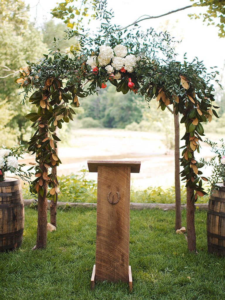 Flower on sale archway wedding