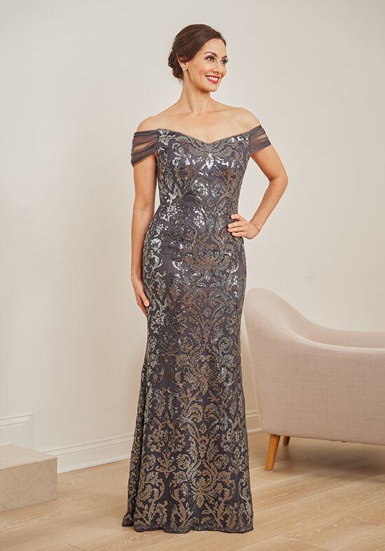 Gunmetal mother of 2025 the bride dress