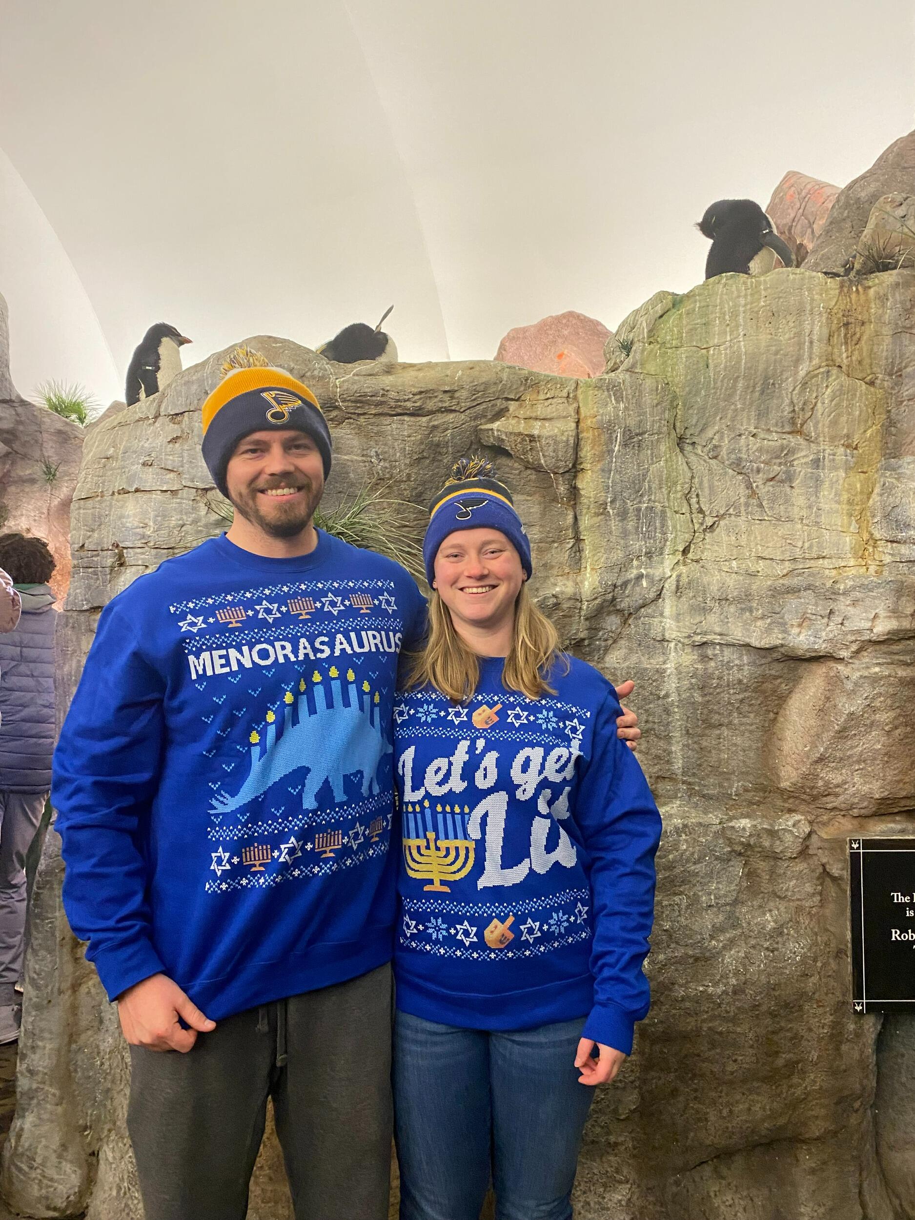 Sometimes you have to break out the punny sweatshirts!!
