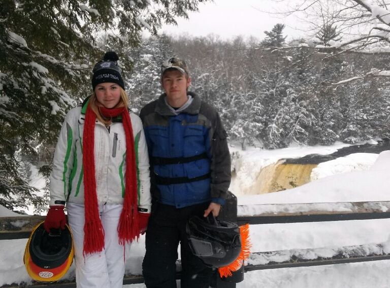 First Time Snowmobiling