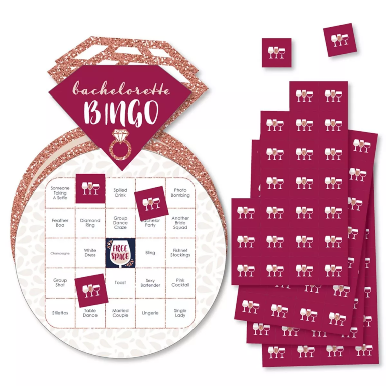 Big Dot Of Happiness Bride Squad - Rose Gold Bridal Shower Or Bachelorette  Party Scavenger Hunt - 1 Stand And 48 Game Pieces - Hide And Find Game :  Target