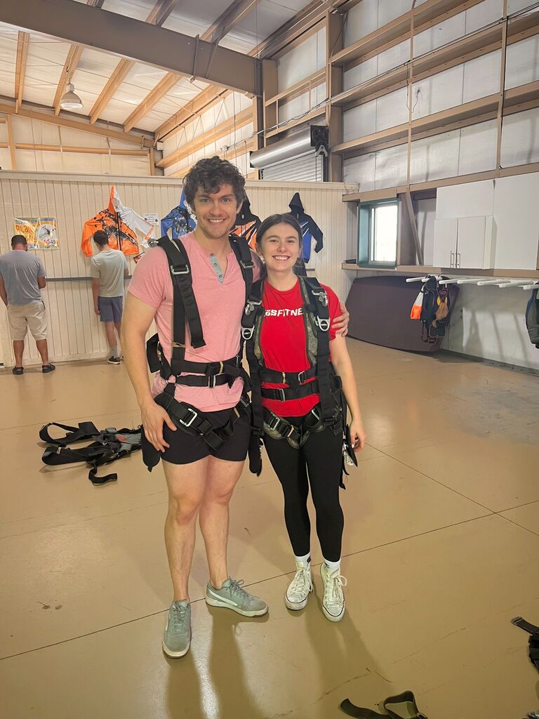 Bryce & Jacqueline went skydiving for the first time!