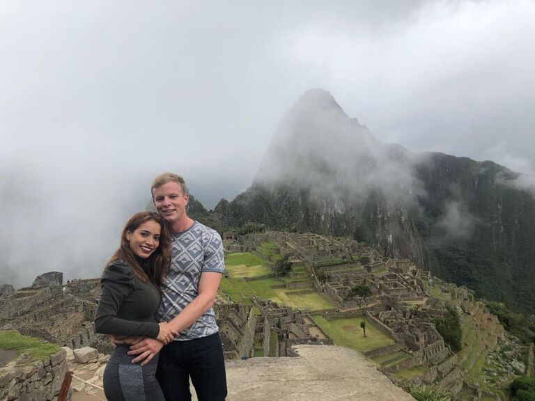 The first time we meet was during a party in Cusco-Peru. After we returned to our homes, we've still talked every single day.