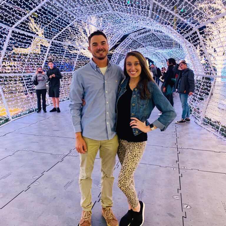 One of many visits to see each other after weeks or even months apart. Long distance wasn’t easy, but we made the most of it. We even got creative with virtual dinner dates, virtual movie nights, and surprise presents through the mail. So glad this phase is behind us!