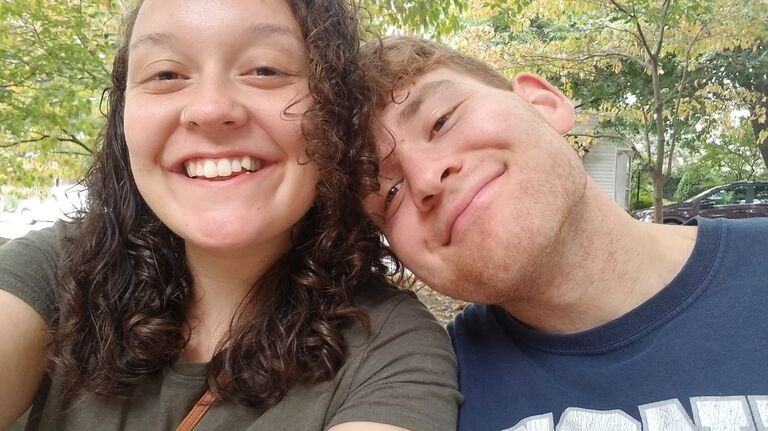 We officially start dating after about a year of friendship! We started out long distance while Caitlyn worked a year-long internship in Philadelphia.