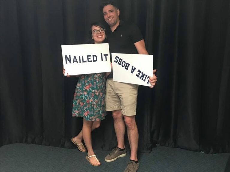 After meeting at trivia we went on a couple escape room dates! We are still on a winning streak!