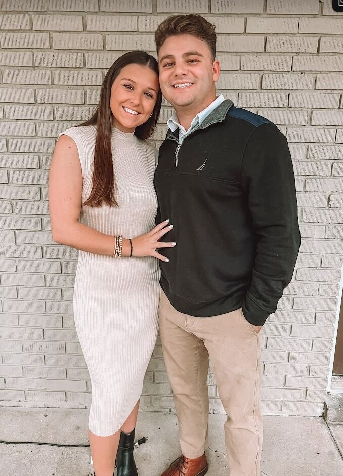 The couple's favorite date night spot is Frank and Dino's downtown Lexington. It has been a go to dinner date night spot for the last couple years!