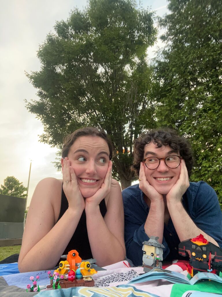 WEDDING PLANNING: Karis and Chris are enjoying post-grad life with their big kid jobs, wedding planning, and so much to look forward to. They hope to see you Jan 4!