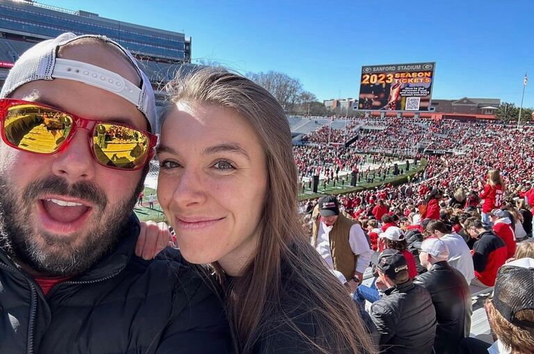UGA Football championship celebration