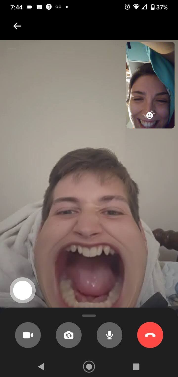 When we first started dating it was during Covid, a lot of our dates had to be over facetime. I had a great time with this goofy guy over lockdown