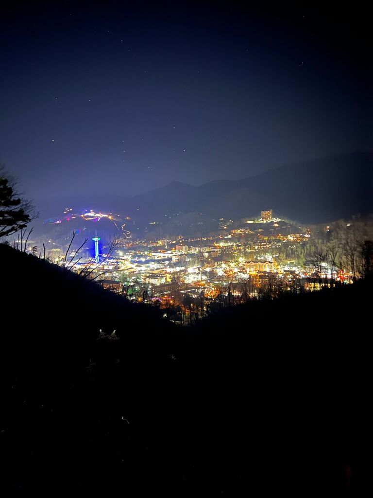 The lookout and view where Kyle proposed in Gatlinburg TN. About 6 years. 