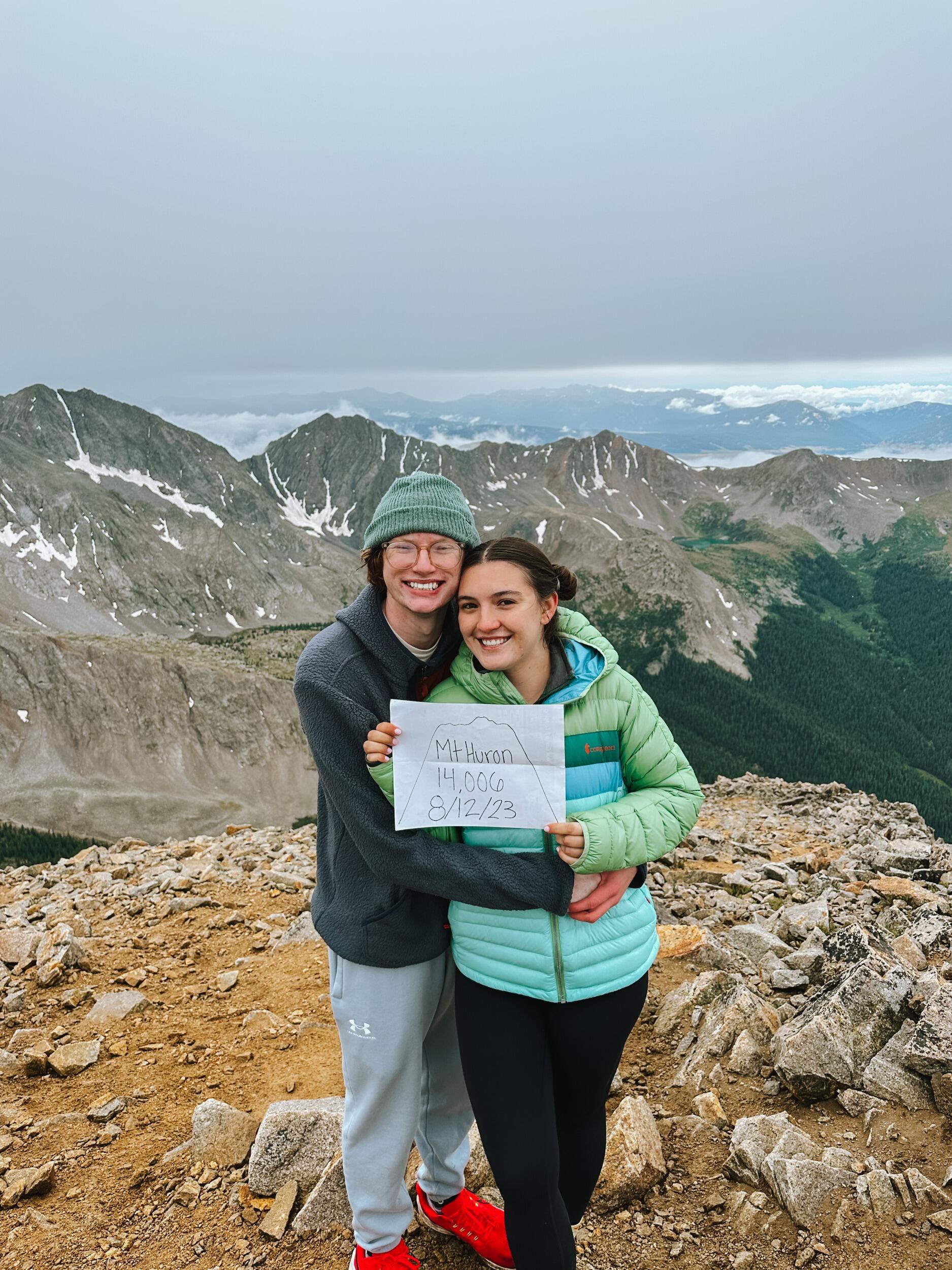 Hiked our 1st 14er as a couple! 