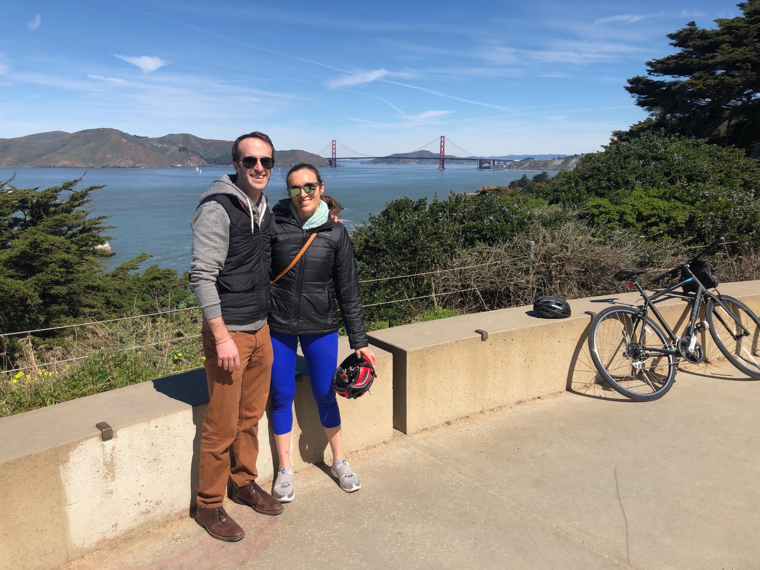 San Francisco for Joanna's (Doug's sister) match day!