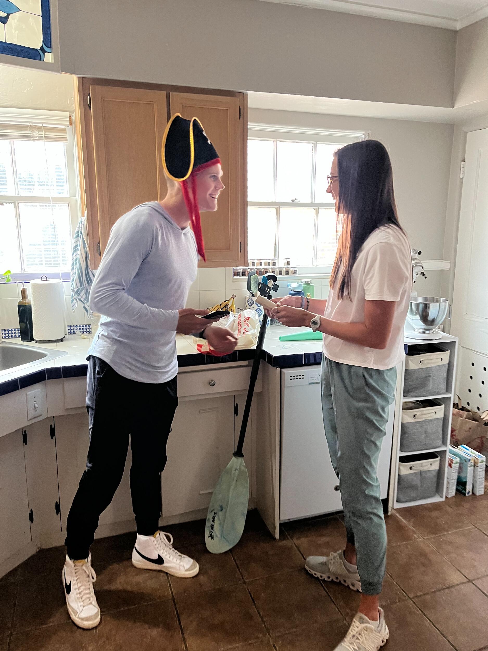 Sam created an intentional treasure hunt for Emily's birthday!