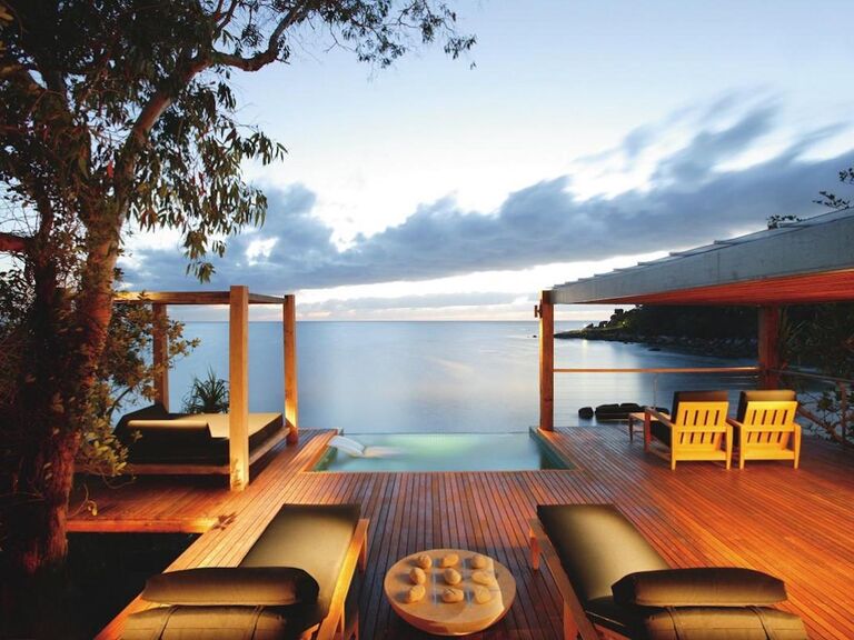 Bedarra Island Resort, view looking at ocean 