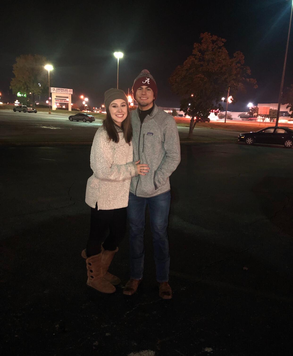 Our first picture together after an Oxford football game!
