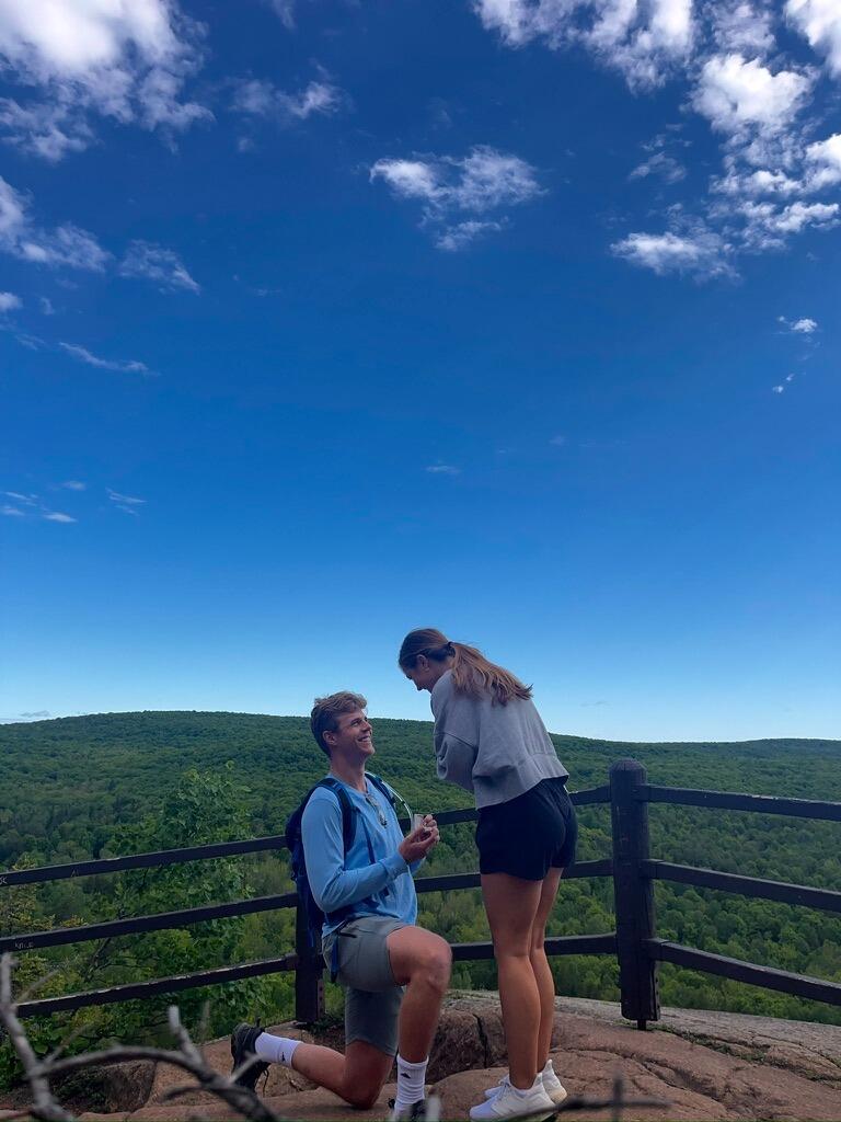 Derek proposed! 