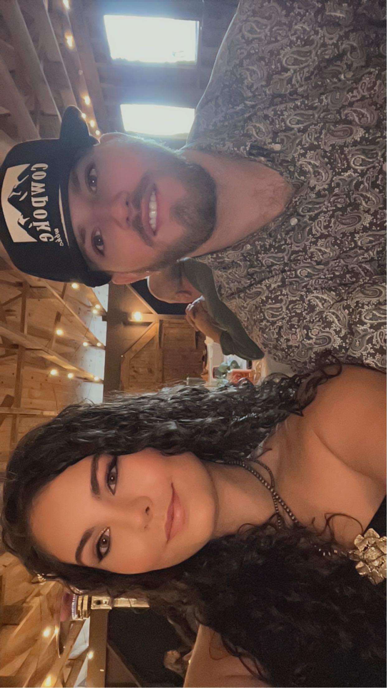 Our first wedding together as a couple. 