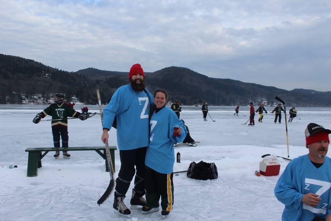 A tradition of pond hockey continues and a tradition of knee surgery begins
