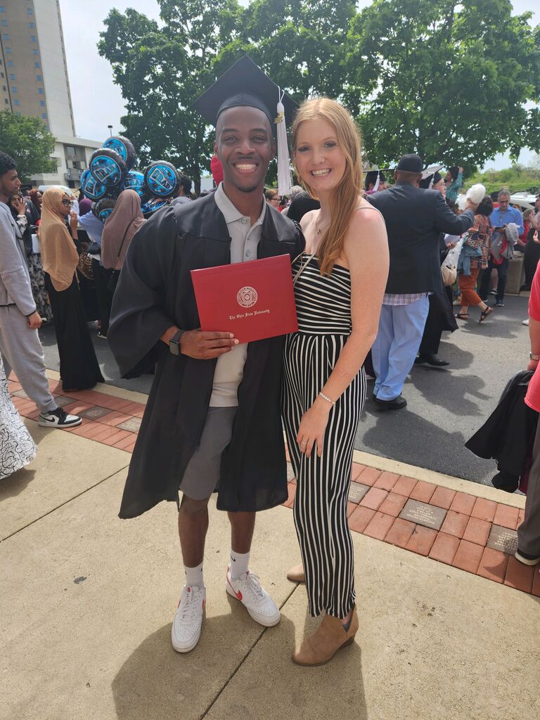 Colby graduated from OSU with his bachelor degree in arts!