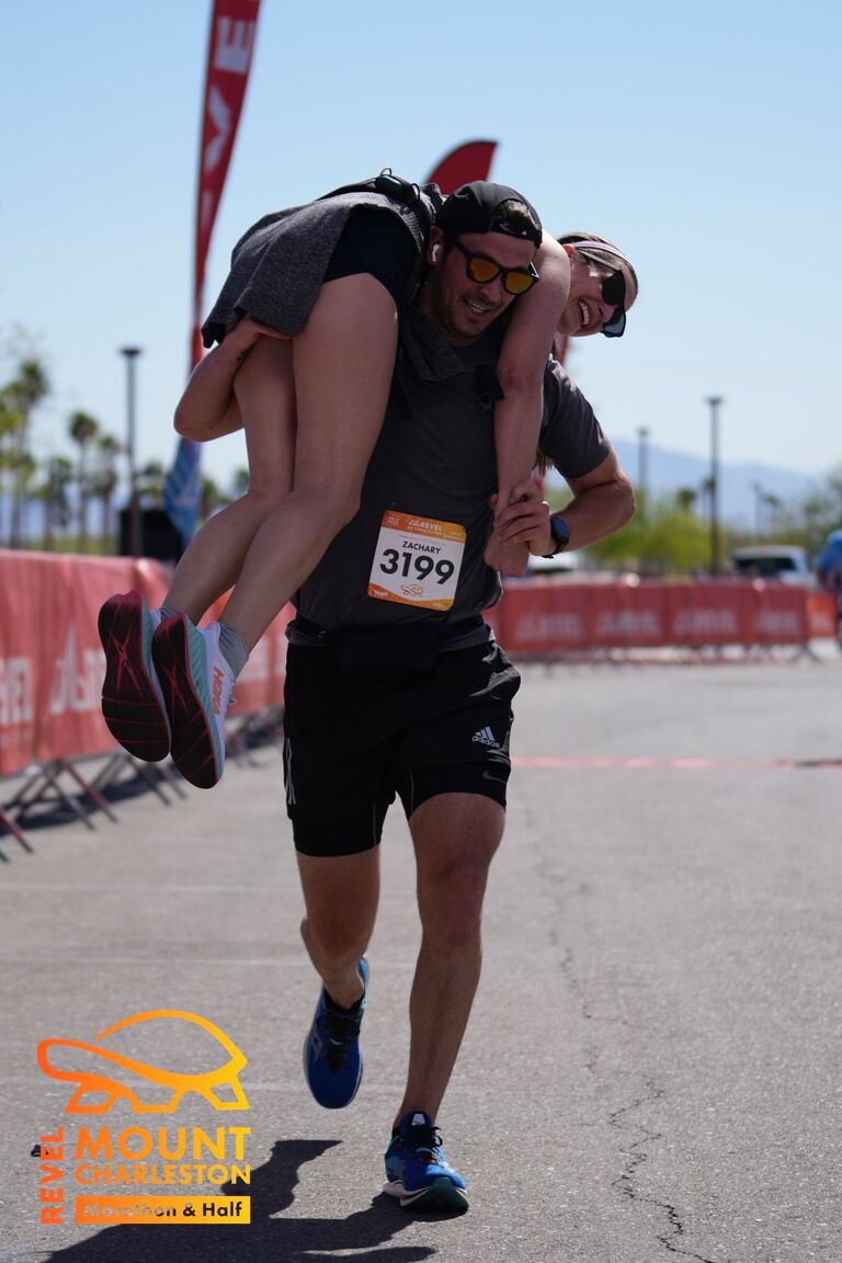 First marathon in the books! Fun fact-- Zach use to make fun of me for wanting to run all the time and he is now training for a 100 miler. 
📍Las Vegas, Nevada 