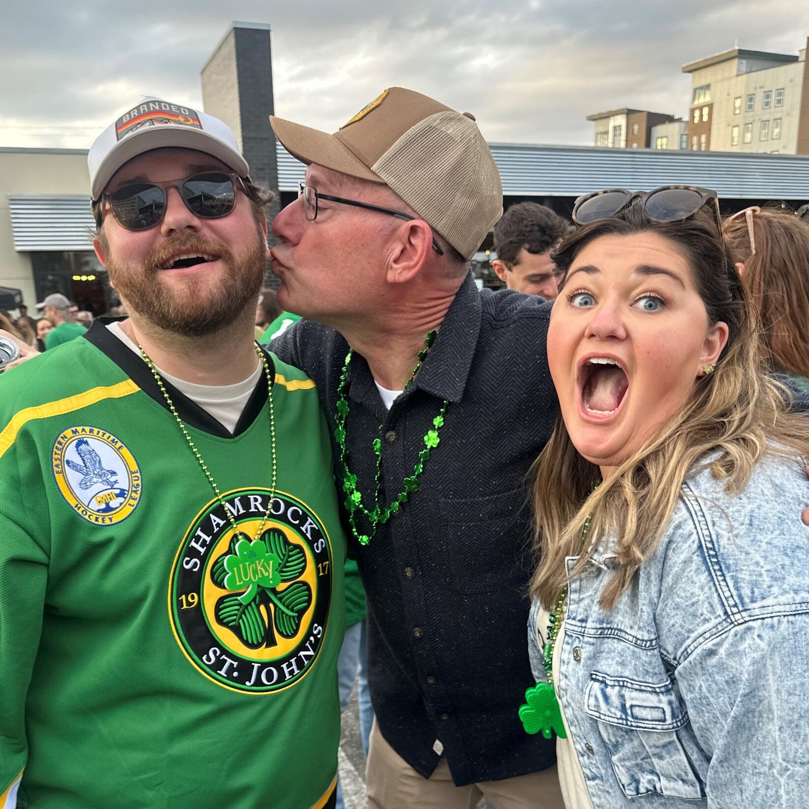 Liza and Ryan's 4th St. Patrick's Day together, and their last as a non-married couple. Getting a kiss from the local music legend Bart Chucker was the highlight of the day!