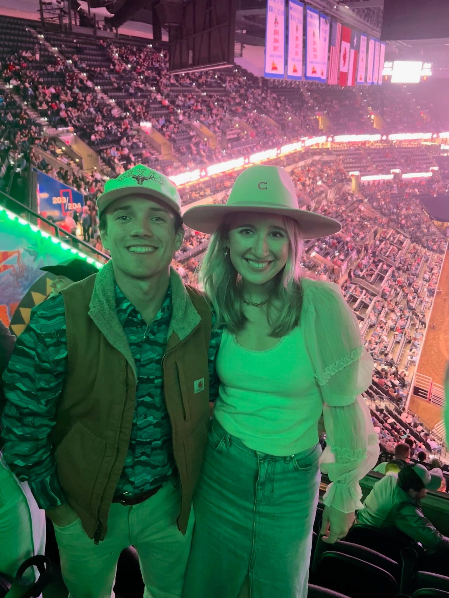 First concert together! We went to the San Antonio Rodeo with lots of friends and saw Robert Earl Keen