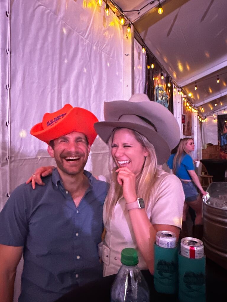 While at the Rodeo Cookoff Jason tells Whitney he loves her. Whitney proceeds to have three more beers before ultimately agreeing. 