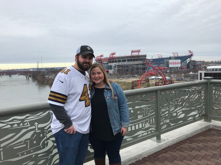Our first away Saints game to Nashville!