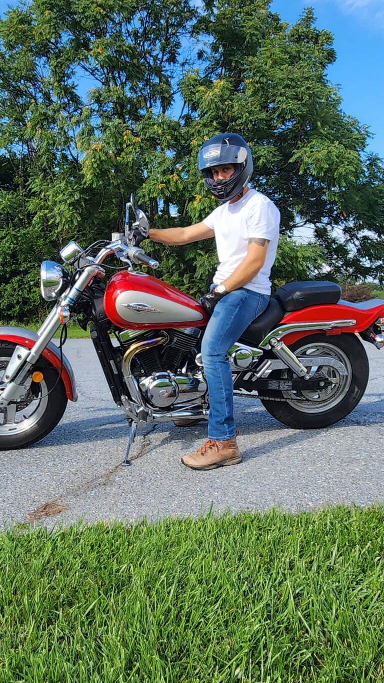 Tony drives with Katarina up to Pennsylvania to meet her parents and buys his FIRST motorcycle. 