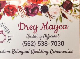 DREY BILINGUAL WEDDING OFFICIANT - Wedding Officiant - Downey, CA - Hero Gallery 2