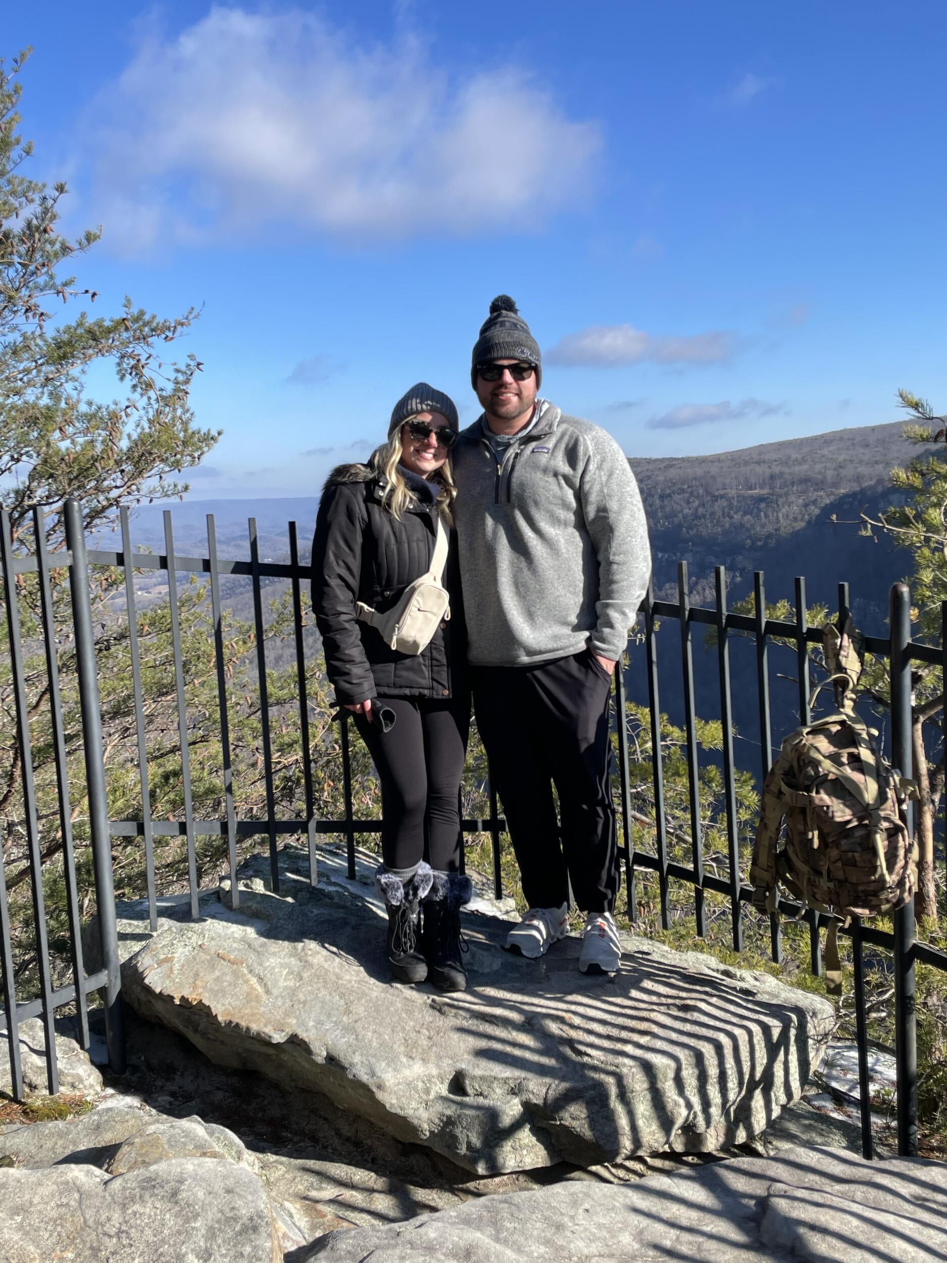 Don't hike when it's 12 degrees