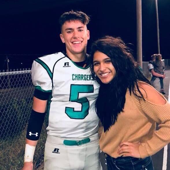 Boyd's football game versus Troy, before we started dating :)