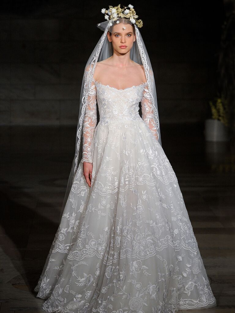 Reem Acra Fall 2019 Collection: Bridal Fashion Week Photos