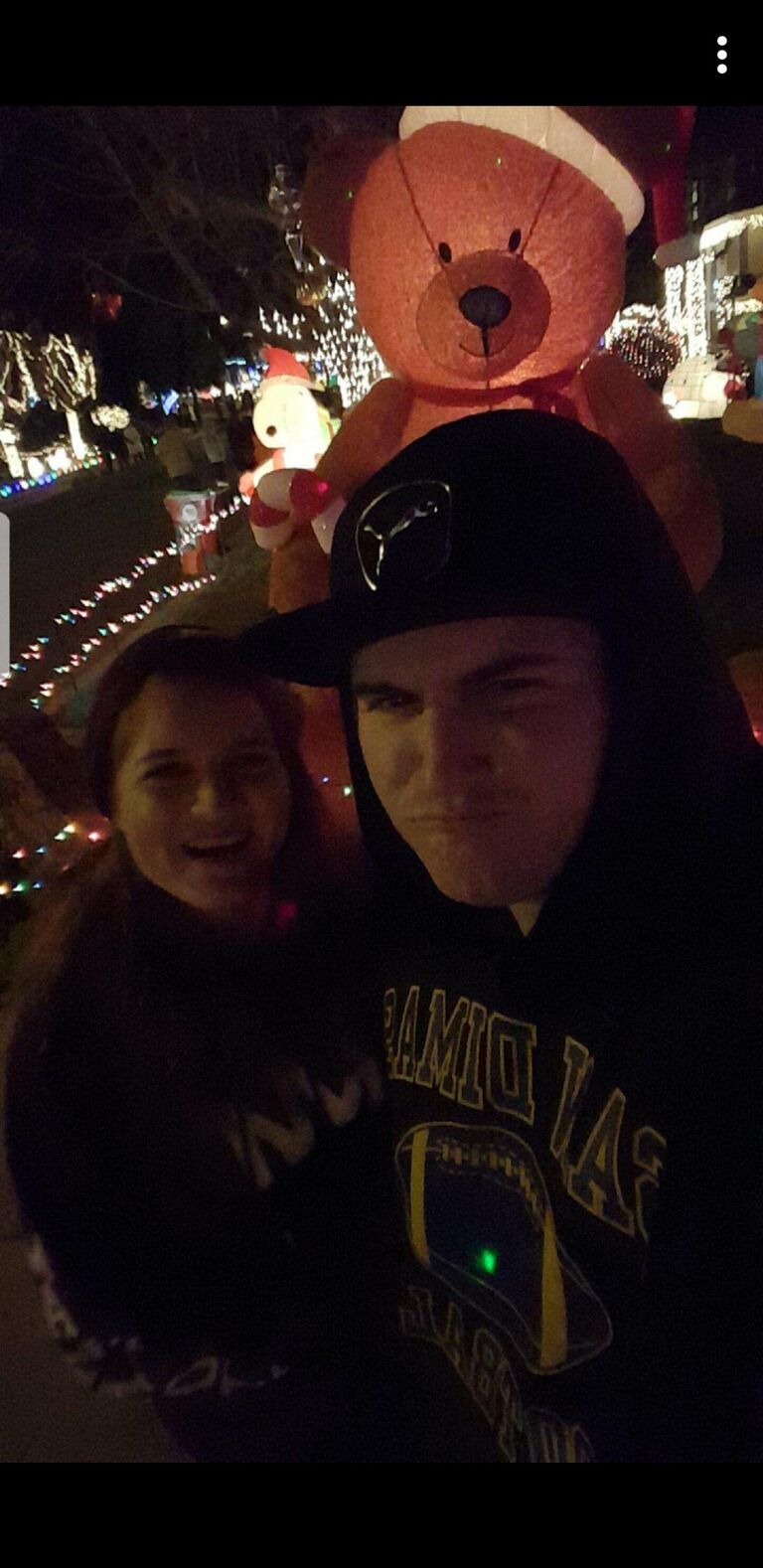 First Christmas lights date