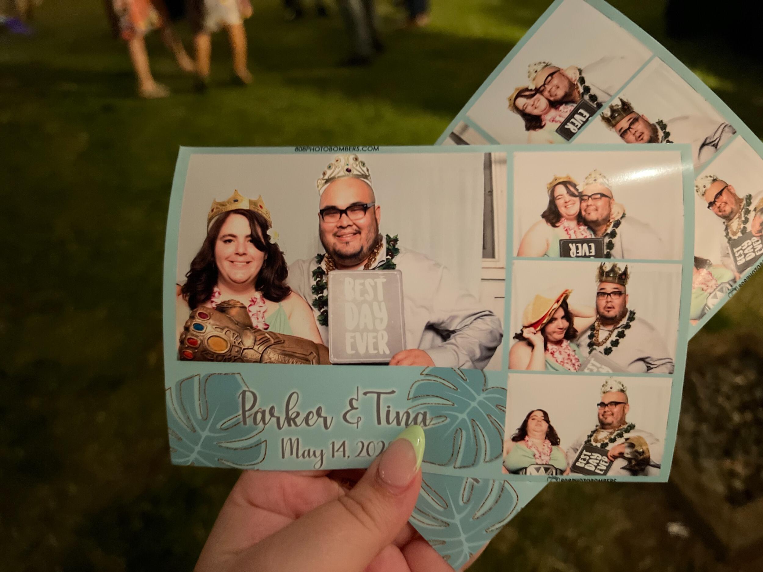 Celebrated Brent's sister, Tina's, wedding. Guess you could say Dana caught the wedding bug!