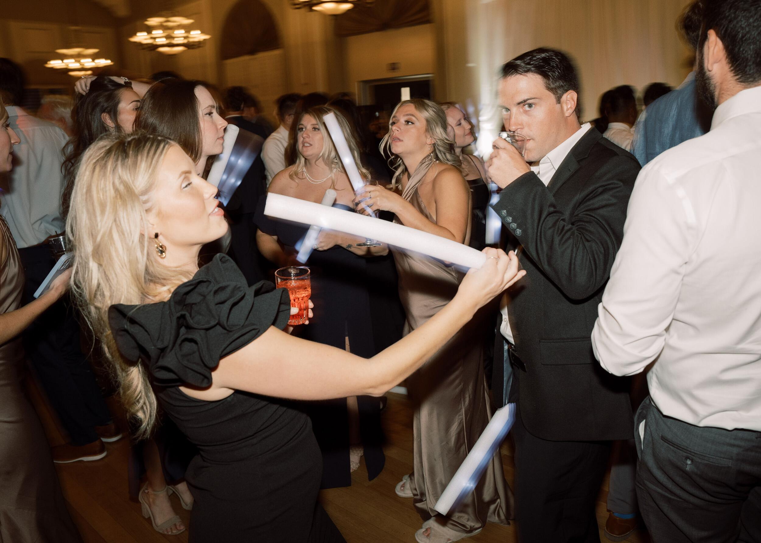 We have celebrated many amazing weddings together! Here we are at Caitlin & Jake in Chicago, IL. We can't wait to celebrate our own love soon!