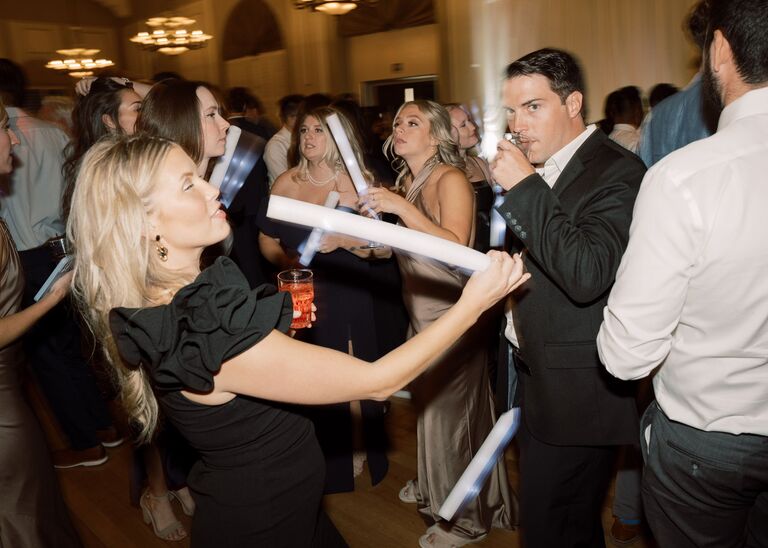 We have celebrated many amazing weddings together! Here we are at Caitlin & Jake in Chicago, IL. We can't wait to celebrate our own love soon!