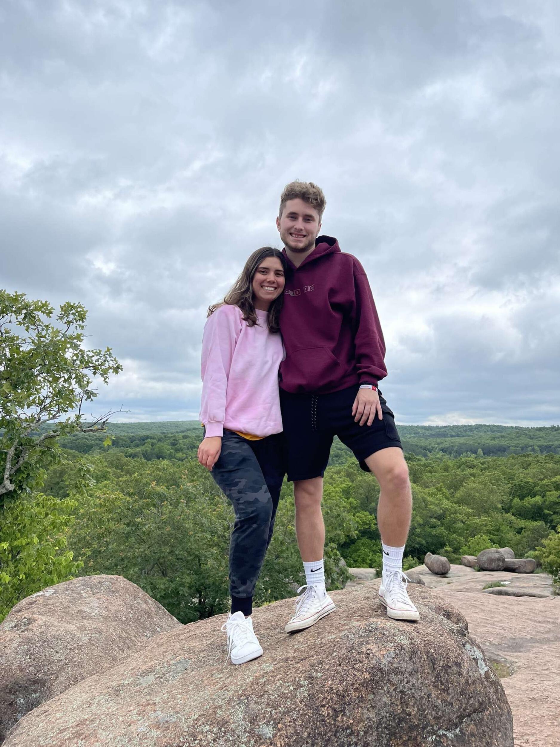 We dated through our Junior and Senior years of college with Elizabeth attending Mizzou in Columbia and Tanner at CMU in Fayette, MO. 
