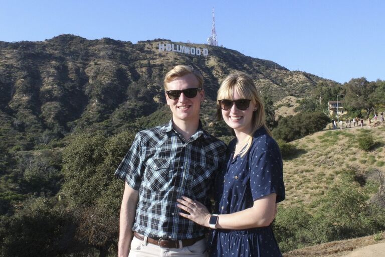 Our first bout of long-distance dating during Caitlyn's NFL internship in LA