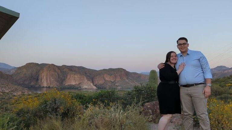 He was working up the nerve to propose...