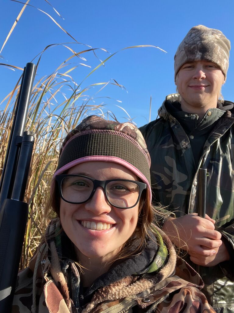 Duck hunting at the cabin