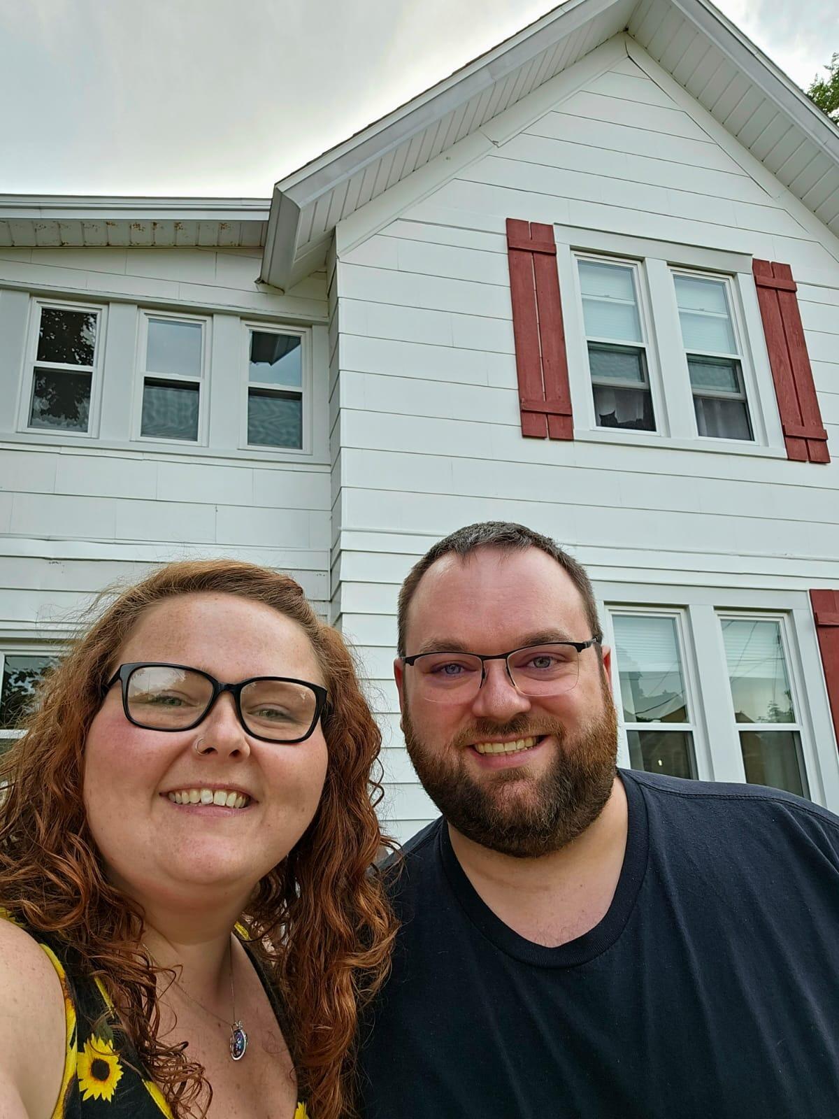Officially signed the lease for our first apartment together.