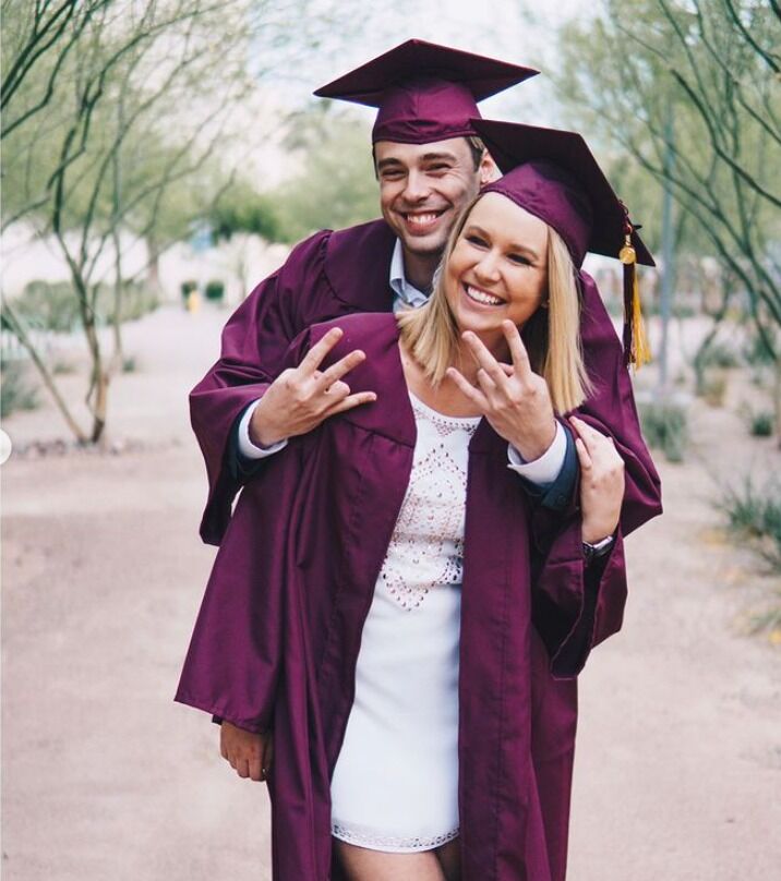 Michael's graduation and my master's graduation!
