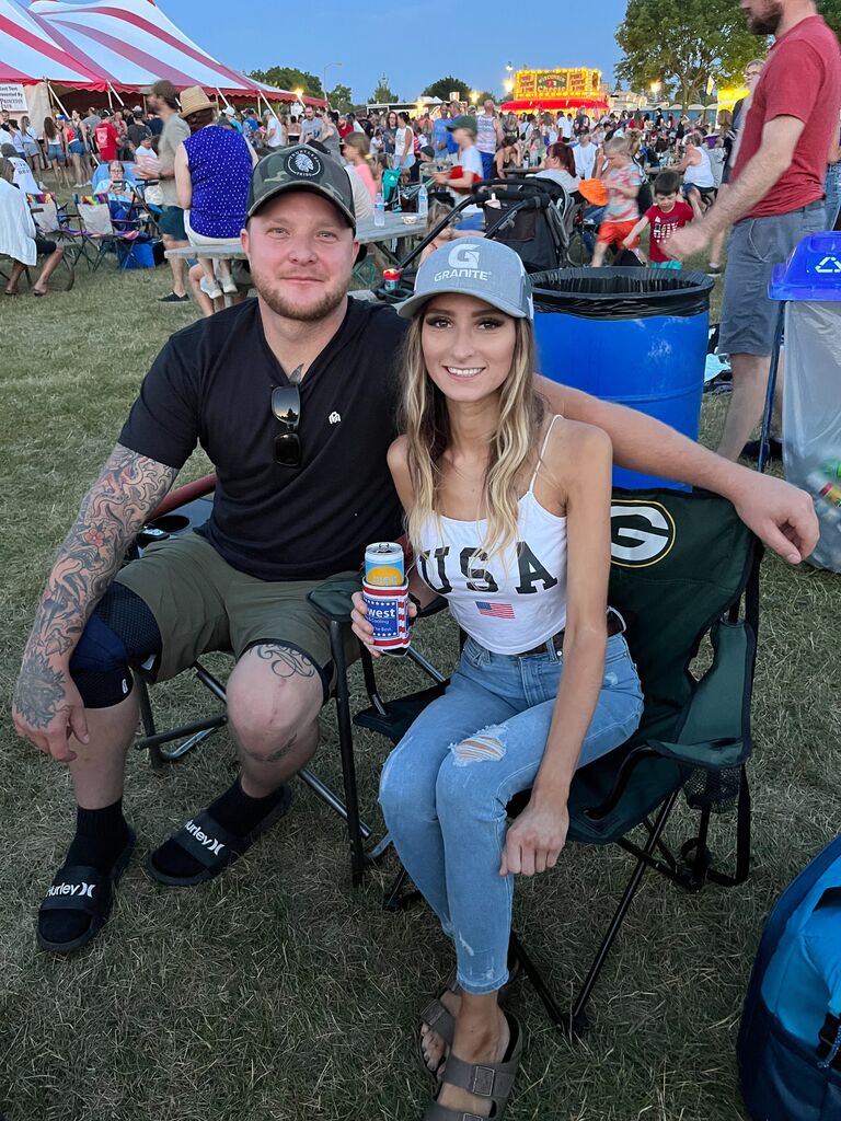 Second 4th of July together.