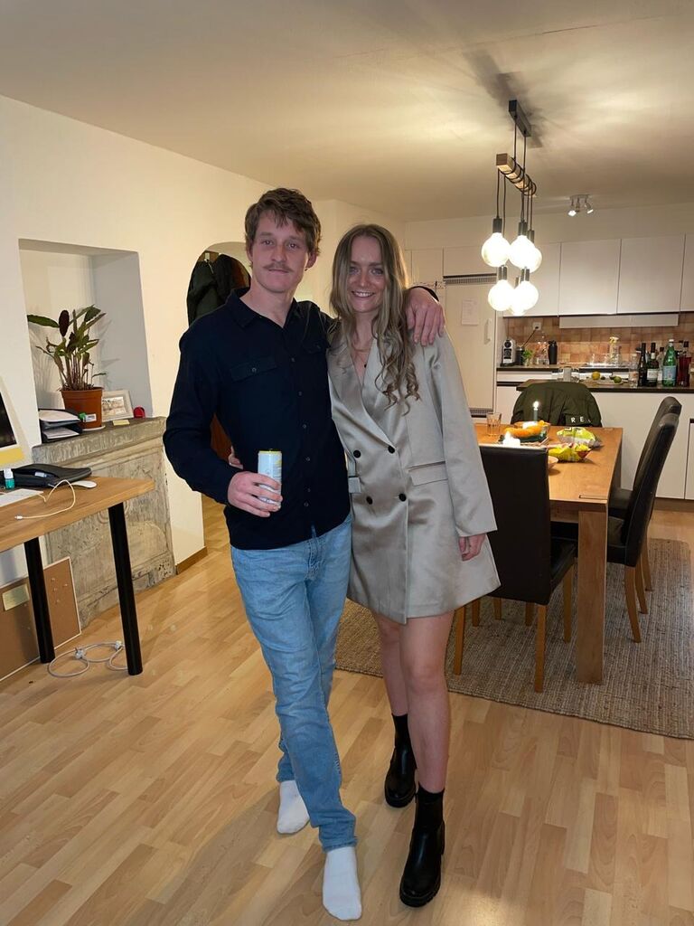 G's Birthday in our first flat together!