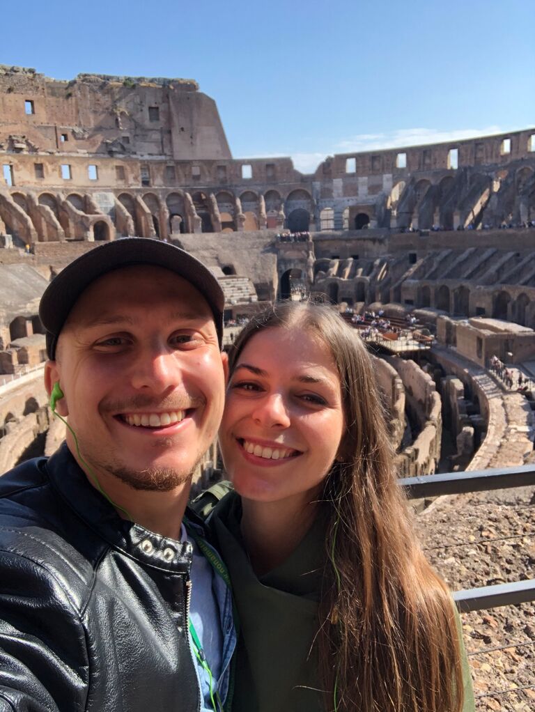 Our first time in Rome...