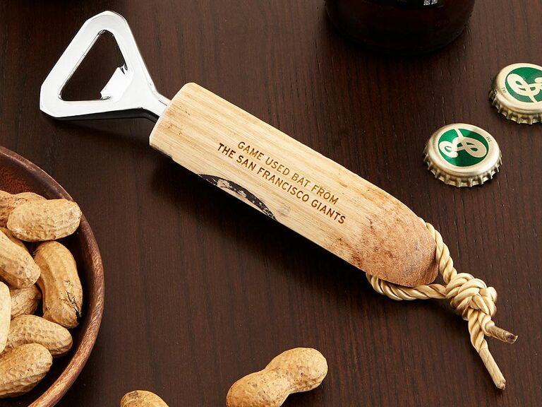 Baseballschläger Flaschenöffner Geschenk für Ehemann