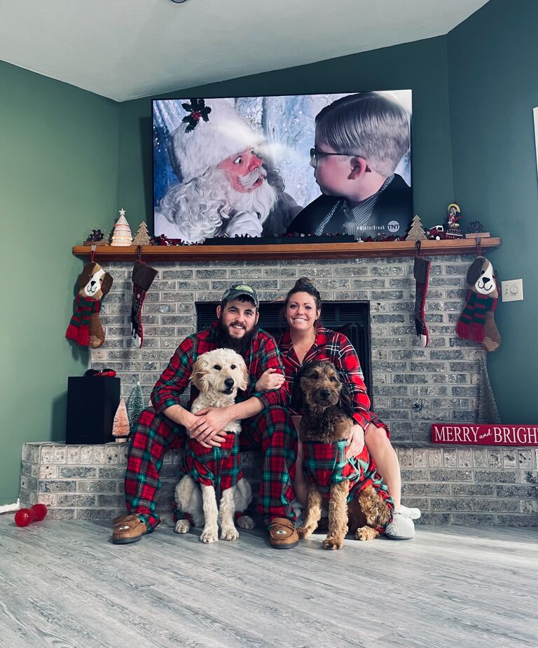 First Christmas in OUR home together