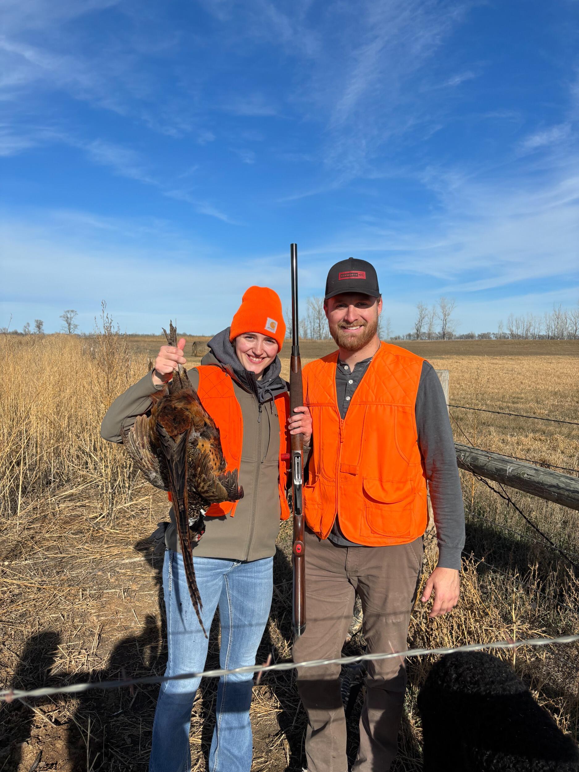 Thanksgiving with the Johannsen family and a trip to Artesian for Madelyn's first pheasant.
